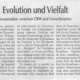 Evolution und Vielfalt. Kooperation zwischen CBW und Umweltstation